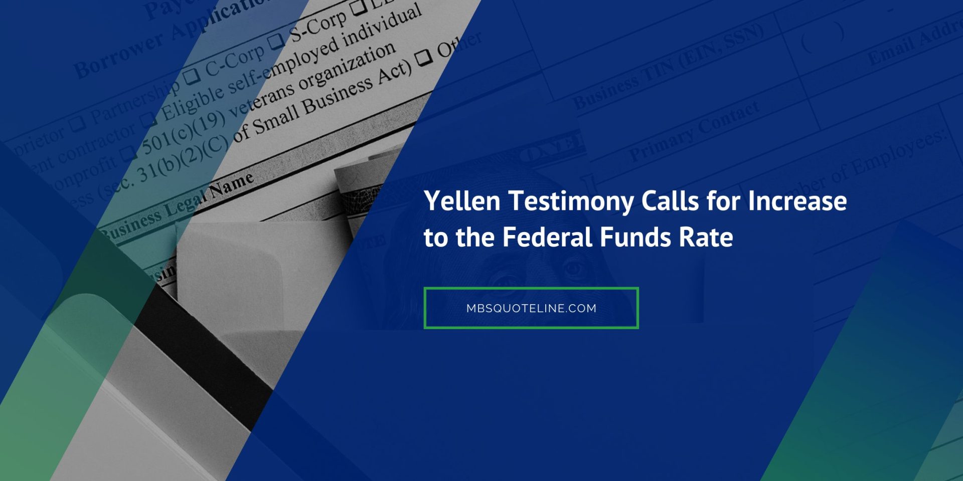 yellen testimony calls for increase to the federal funds rate news mbsquoteline