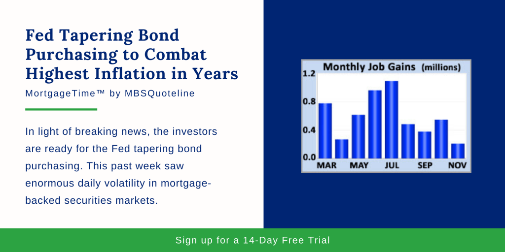 fed purchasing bond tapering mortgagetime mbsquoteline chart