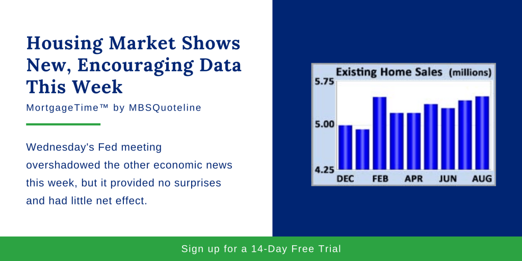 Housing Market Shows New, Encouraging Data This Week mortgagetime mbsquoteline chart